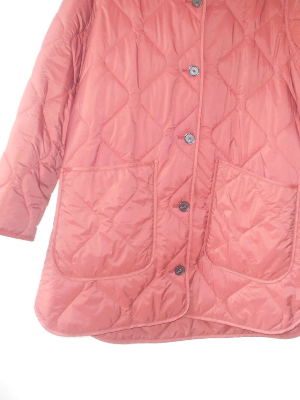 NWOT Women’s Old Navy Quilted Hooded Jacket Coat Pockets, Size L